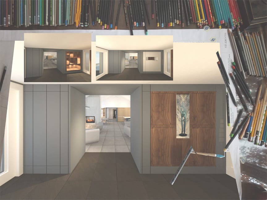 Design Table Renderings and Pencils