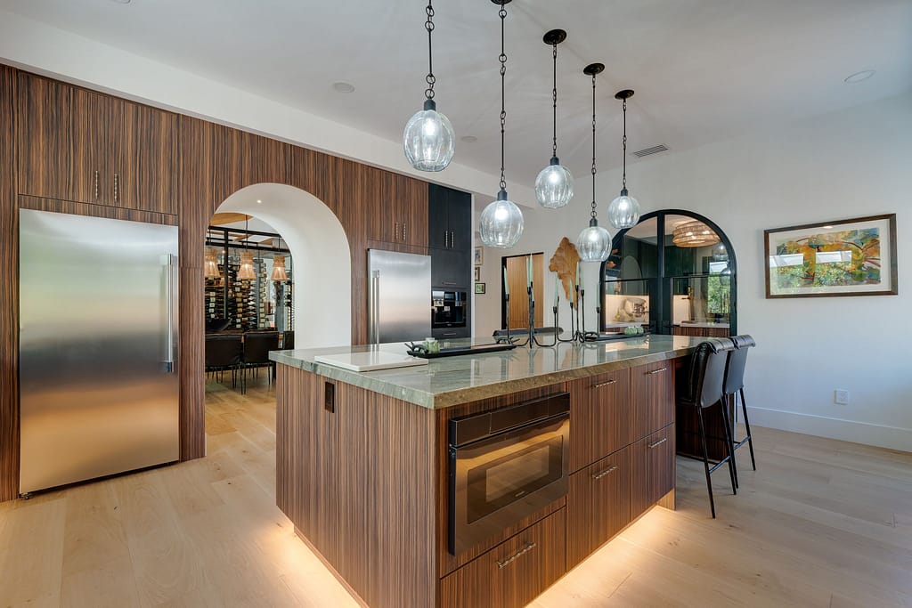 Kitchen with Arches