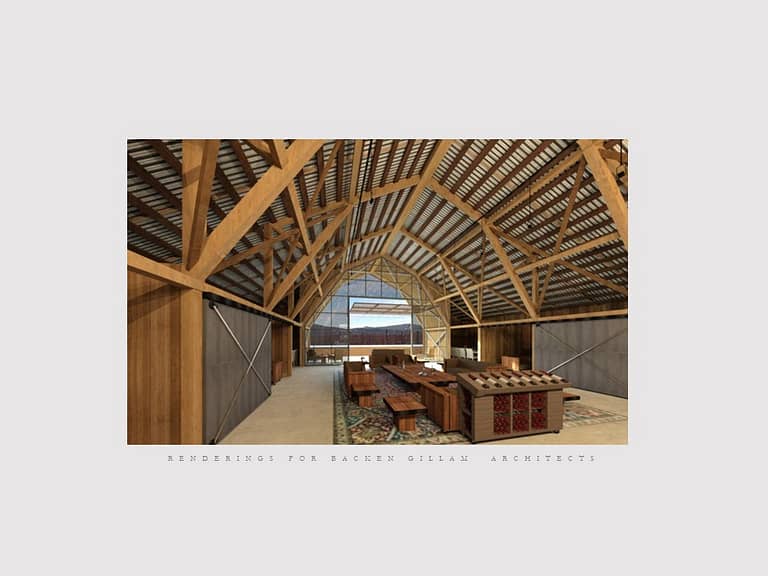 Backen Gillam Architects The Hilt Winery Rendering