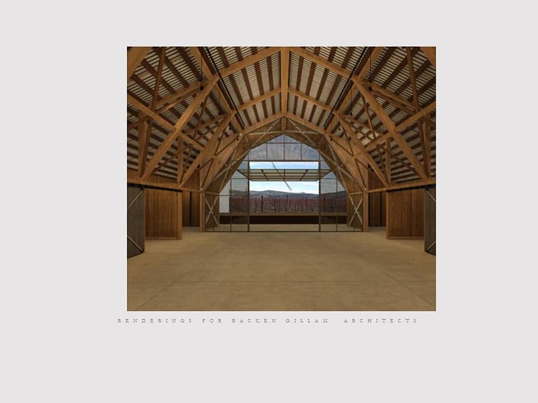 Backen Gillam Architects The Hilt Winery Rendering