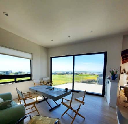 Dining Room after photo with sliding glass door